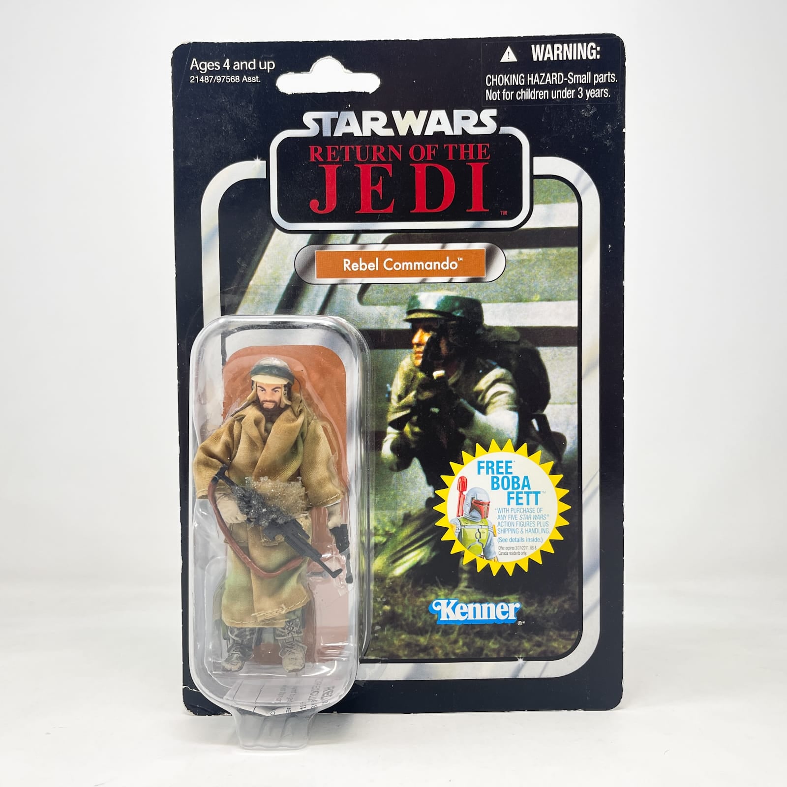 Vintage Hasbro Star Wars Vintage Collection Carded VC026 Rebel Commando 2010 Fett Offer- The Vintage Collection Hasbro