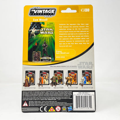 Vintage Hasbro Star Wars Vintage Collection Carded VC030 Zam Wesell - AOTC (2010) - Offerless - The Vintage Collection Hasbro Star Wars