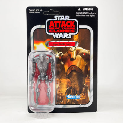 Vintage Hasbro Star Wars Vintage Collection Carded VC037 Super Battle Droid (2011) Unpunched - The Vintage Collection Hasbro Star Wars