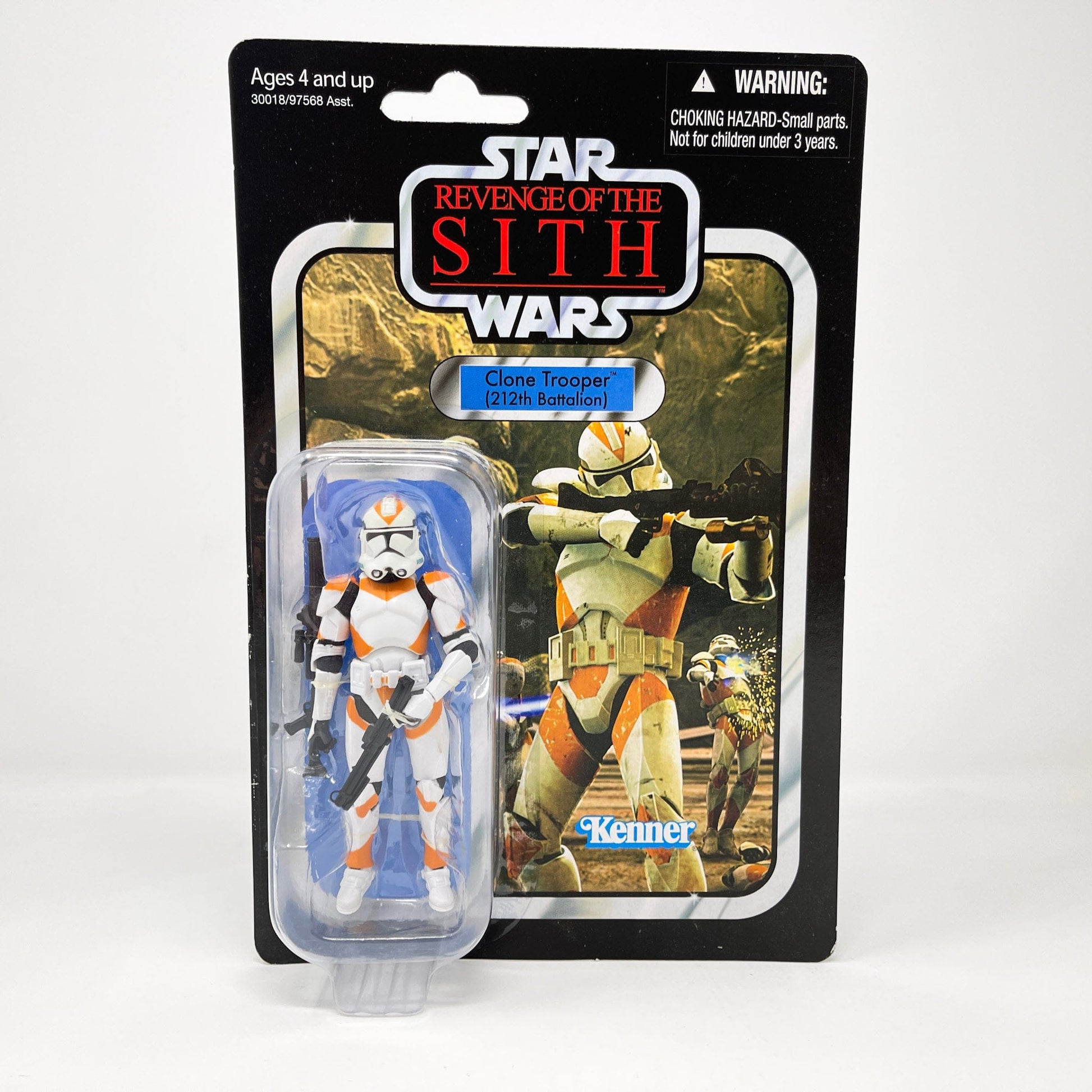 Vintage Hasbro Star Wars Vintage Collection Carded VC038 Clone Trooper 212th Battalion (2010) - The Vintage Collection