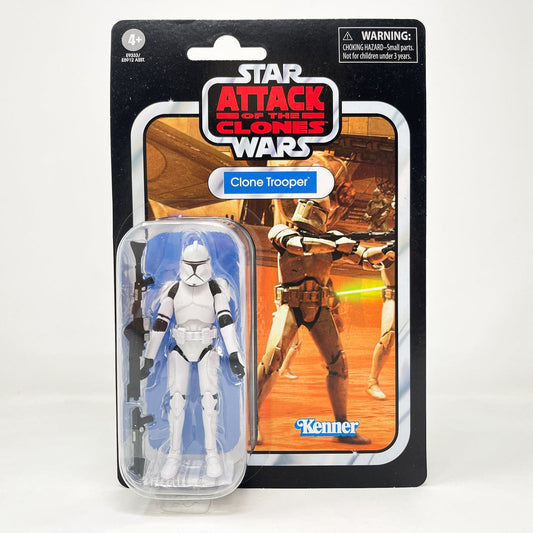 Vintage Hasbro Star Wars Vintage Collection Carded VC045 Clone Trooper - AOTC (2019) Reissue - The Vintage Collection Hasbro Star Wars