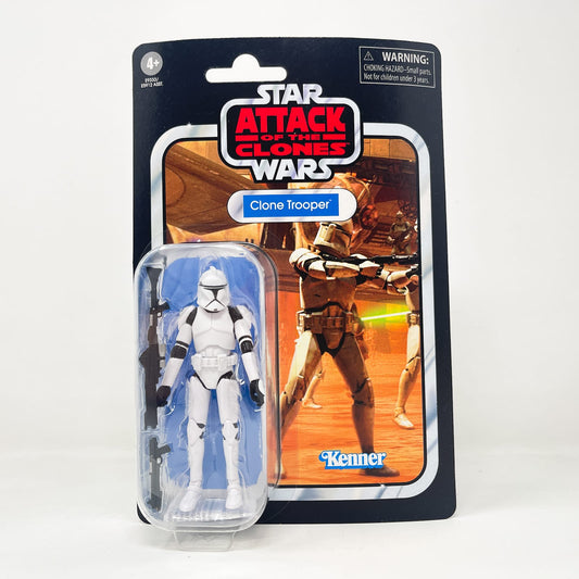 Vintage Hasbro Star Wars Vintage Collection Carded VC045 Clone Trooper - AOTC (2019) Reissue - The Vintage Collection Hasbro Star Wars