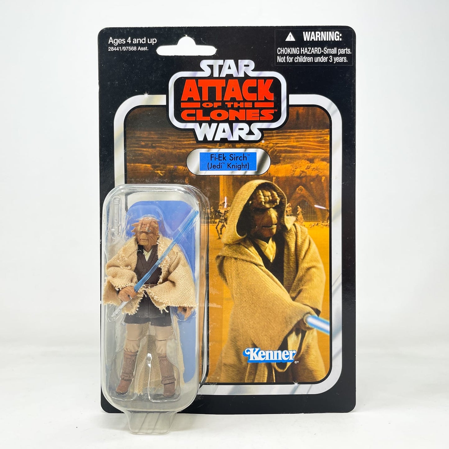 Vintage Hasbro Star Wars Vintage Collection Carded VC049 Fi-Ek Sirch (Jedi Knight) 2011 - Habsro Vintage Collection