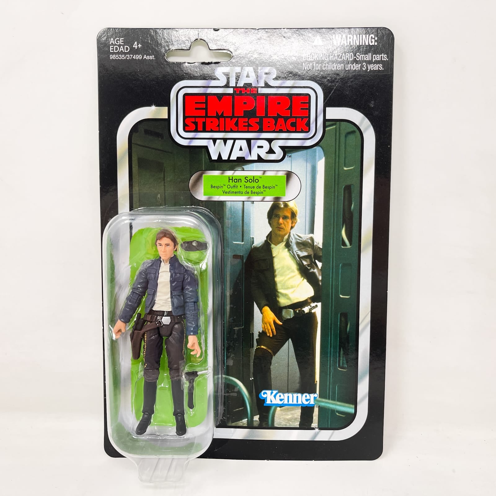 Vintage Hasbro Star Wars Vintage Collection Carded VC050 Han Solo (Bespin) - Canadian Cardback - Hasbro Vintage Collection (2011)