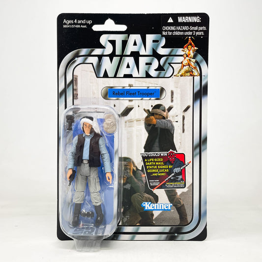 Vintage Hasbro Star Wars Vintage Collection Carded VC052 Rebel Fleet Trooper (2010) Offerless US Cardback - The Vintage Collection