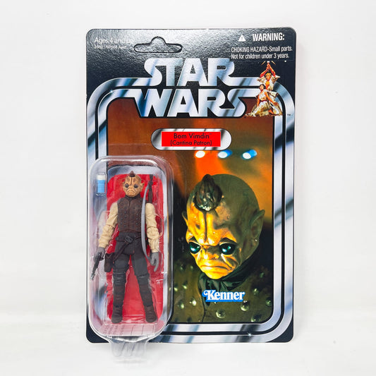 Vintage Hasbro Star Wars Vintage Collection Carded VC053 Bom Vimdin - Cantina Patron (2011) Unpunched - The Vintage Collection