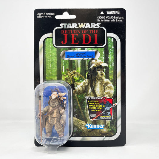 Vintage Hasbro Star Wars Vintage Collection Carded VC055 Logray - ROTJ (2011) Canadian - The Vintage Collection