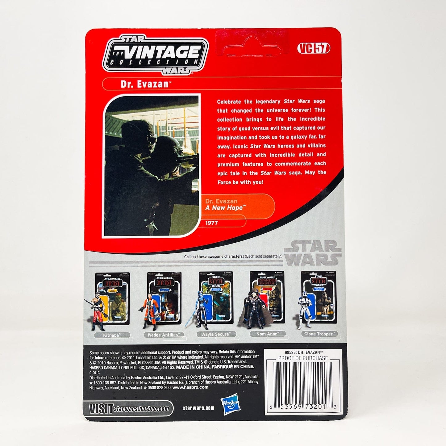 Vintage Hasbro Star Wars Vintage Collection Carded VC057 Dr. Evazan (Cantina Patron) (ANH) - The Vintage Collection (2012)