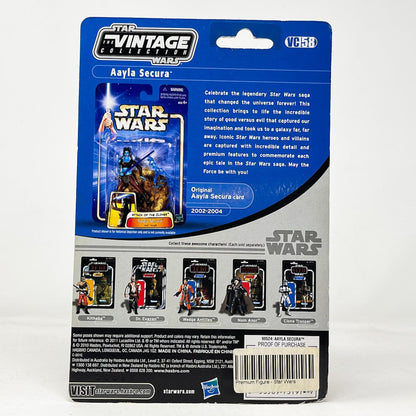 Vintage Hasbro Star Wars Vintage Collection Carded VC058 Aayla Secura - ROTS (2011) -  The Vintage Collection