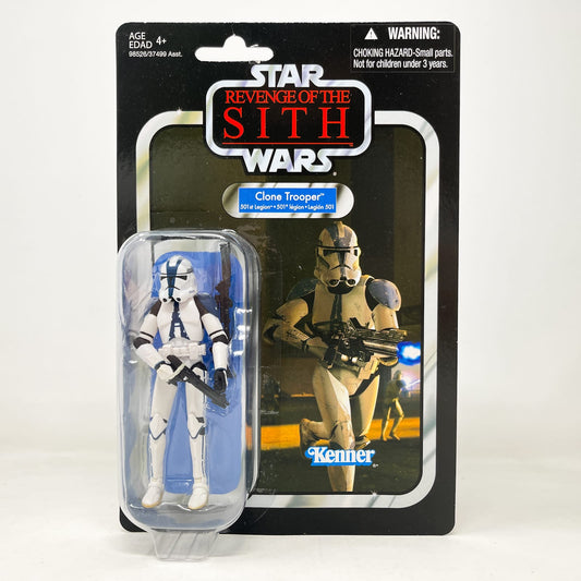 Vintage Hasbro Star Wars Vintage Collection Carded VC060 Clone Trooper - 501st Legion (2012) - The Vintage Collection Hasbro Star Wars