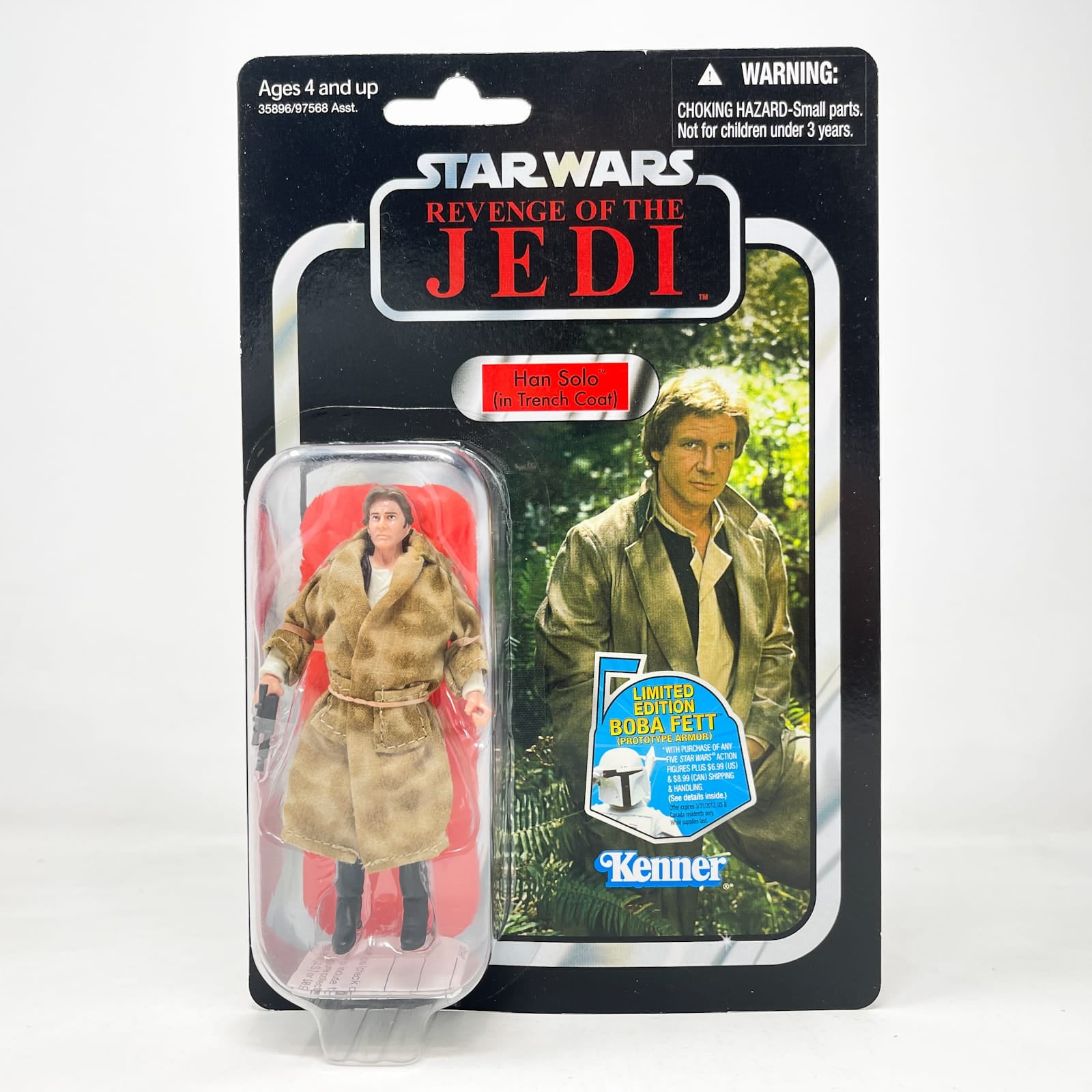 Vintage Hasbro Star Wars Vintage Collection Carded VC062 Han Solo (in trench Coat) - The Vintage Collection Hasbro Star Wars (2021)