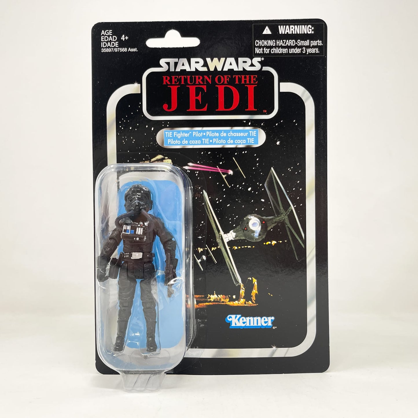 Vintage Hasbro Star Wars Vintage Collection Carded VC065 Tie Fighter Pilot (ROTJ) - Canadian Cardback - Hasbro Vintage Collection (2021)