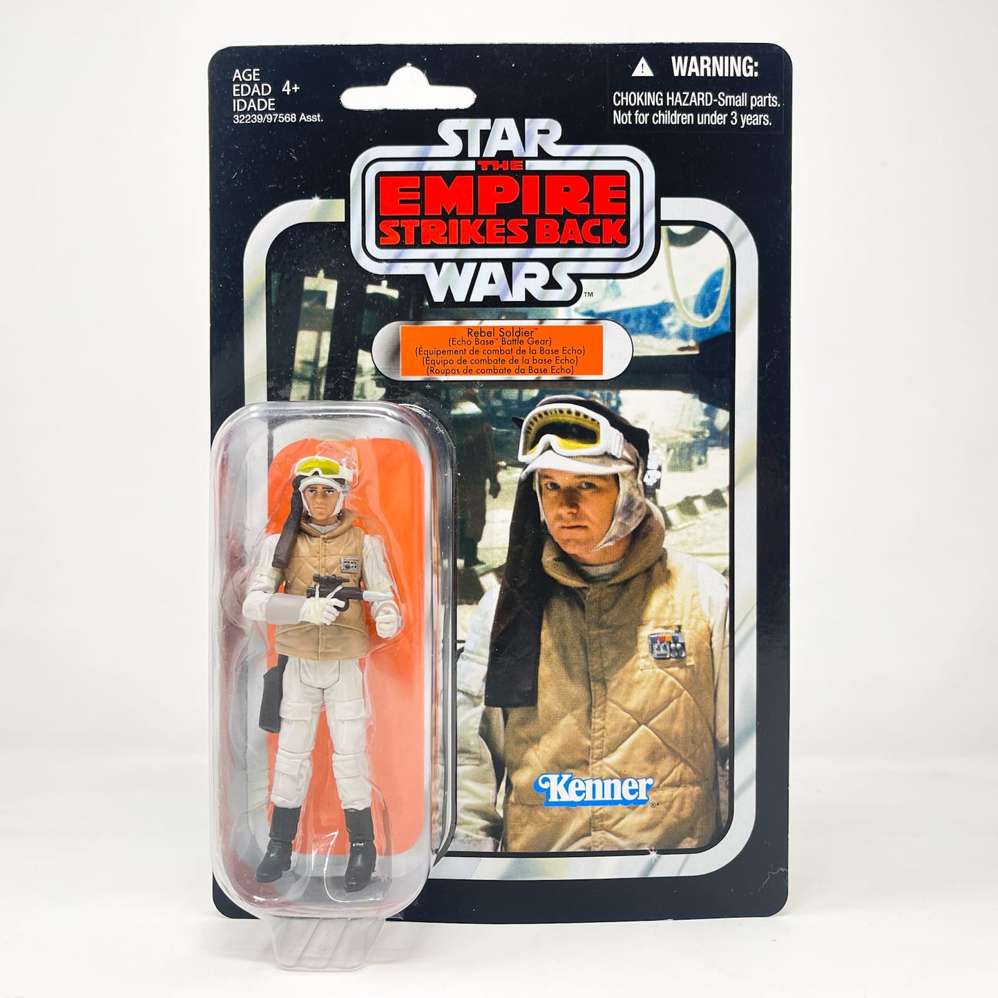 Vintage Hasbro Star Wars Vintage Collection Carded VC068 Rebel Soldier (2011) Canadian Offerless - The Vintage Collection Hasbro Star Wars
