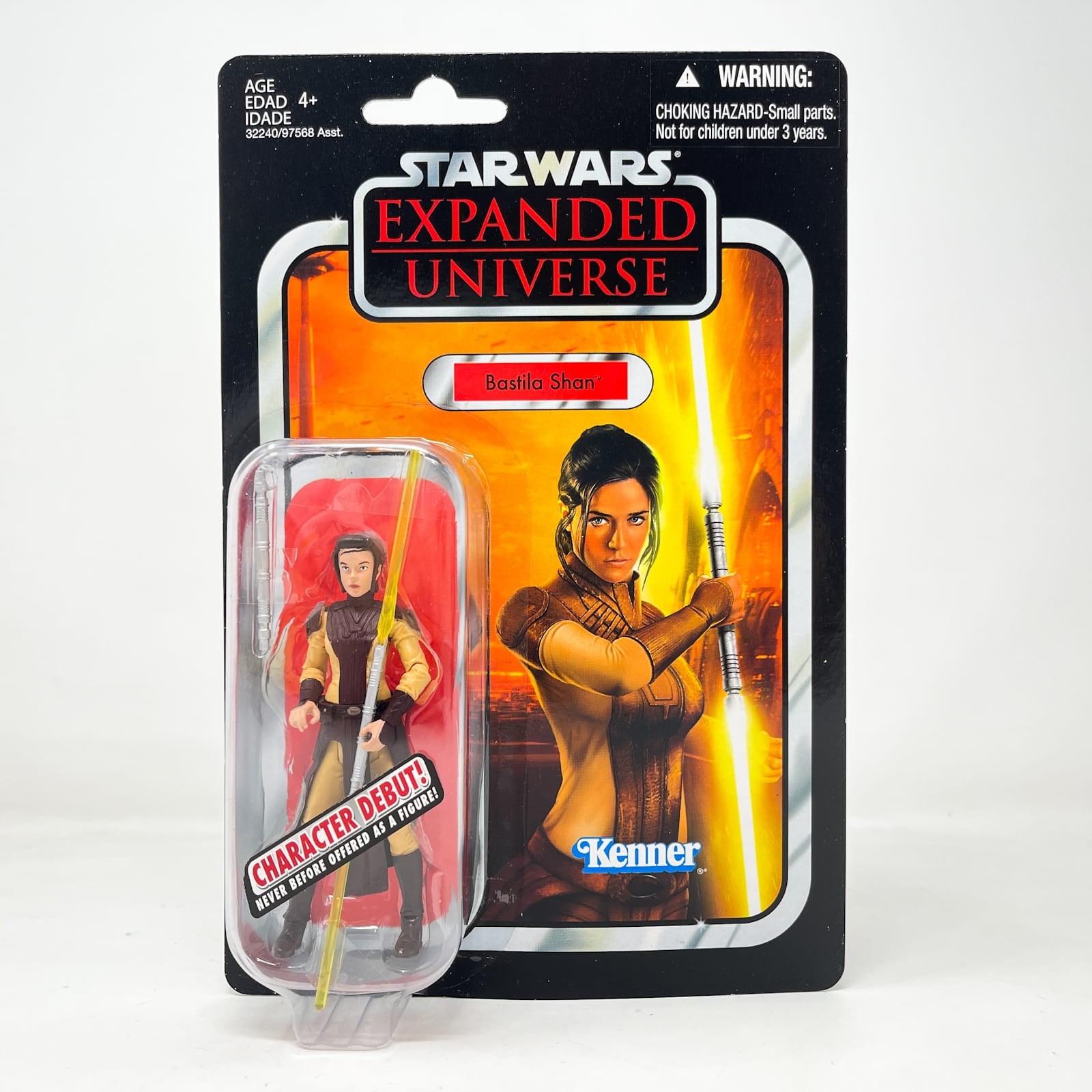 Vintage Hasbro Star Wars Vintage Collection Carded VC069 Bastila Shan (KOTOR) - Canadian Cardback - Hasbro Vintage Collection (2011)