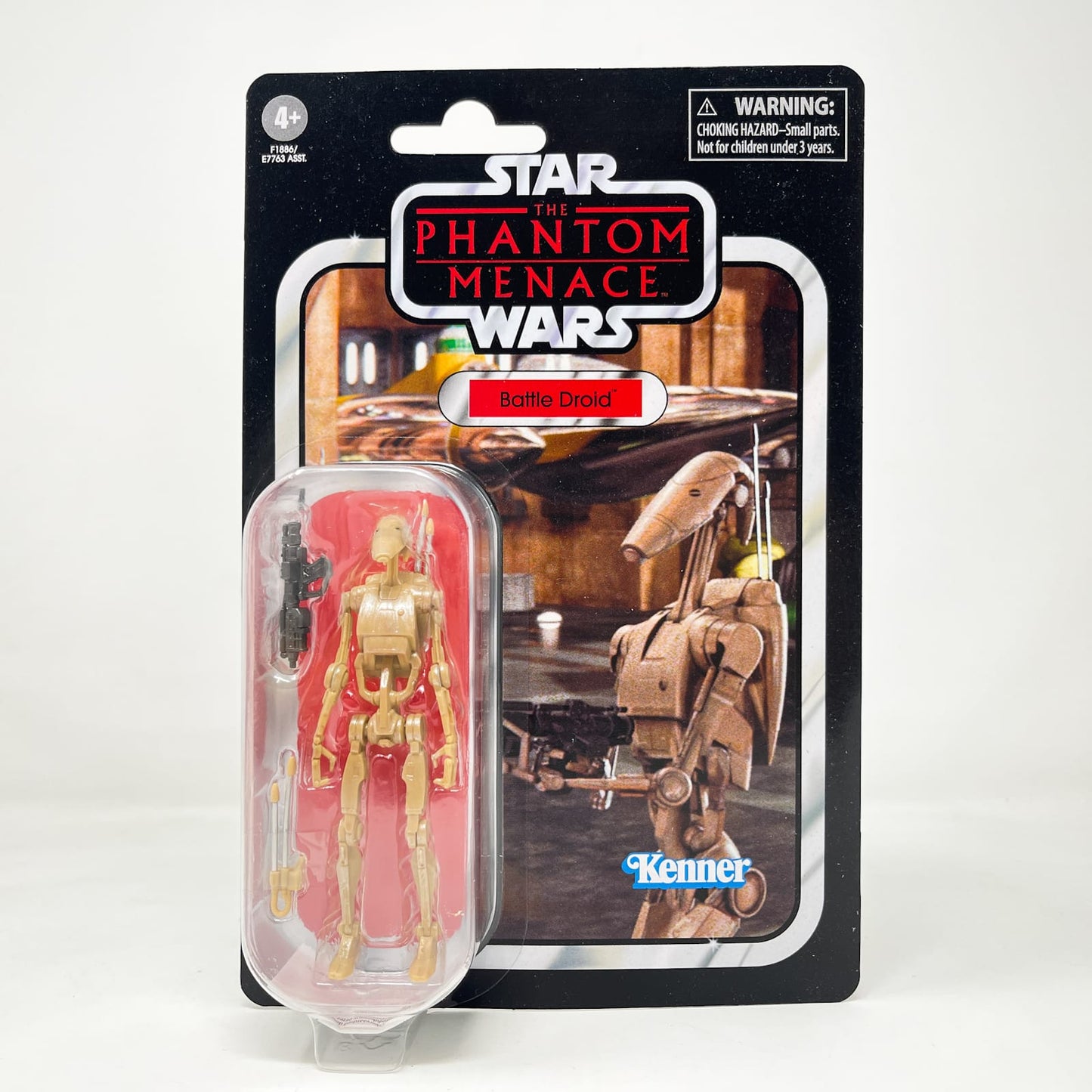 Vintage Hasbro Star Wars Vintage Collection Carded VC078 Battle Droid (2021 Reissue) - The Vintage Collection Hasbro Star Wars