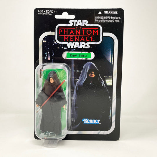 Vintage Hasbro Star Wars Vintage Collection Carded VC079 Darth Sidious (TPM) 2012 - The Vintage Collection Hasbro Star Wars