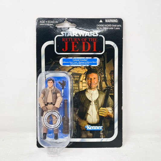 Vintage Hasbro Star Wars Vintage Collection Carded VC090 Colonel Cracken (Millennium Falcon Crew) Canadian Cardback - The Vintage Collection Hasbro
