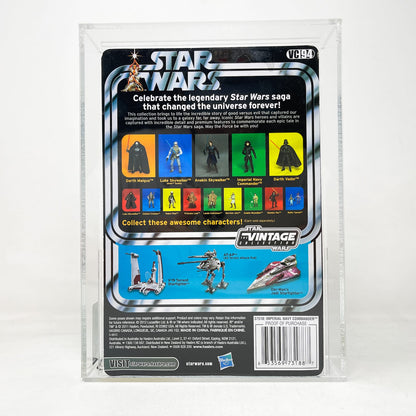 Vintage Hasbro Star Wars Vintage Collection Carded VC094 Imperial Navy Commander GRADED AFA 8.5 - Hasbro Vintage Collection (2012)