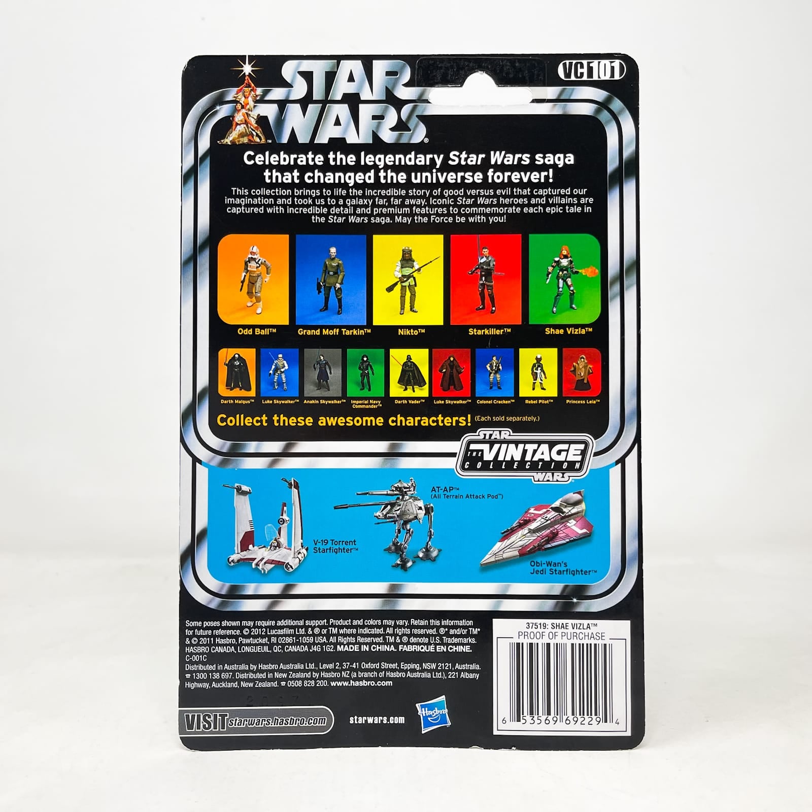 Vintage Hasbro Star Wars Vintage Collection Carded VC101 Shae Vizla (2012) - The Vintage Collection Hasbro Star Wars