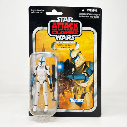 Vintage Hasbro Star Wars Vintage Collection Carded VC109 Clone Trooper Lieutenant - AOTC (2012) Unpunched - The Vintage Collection