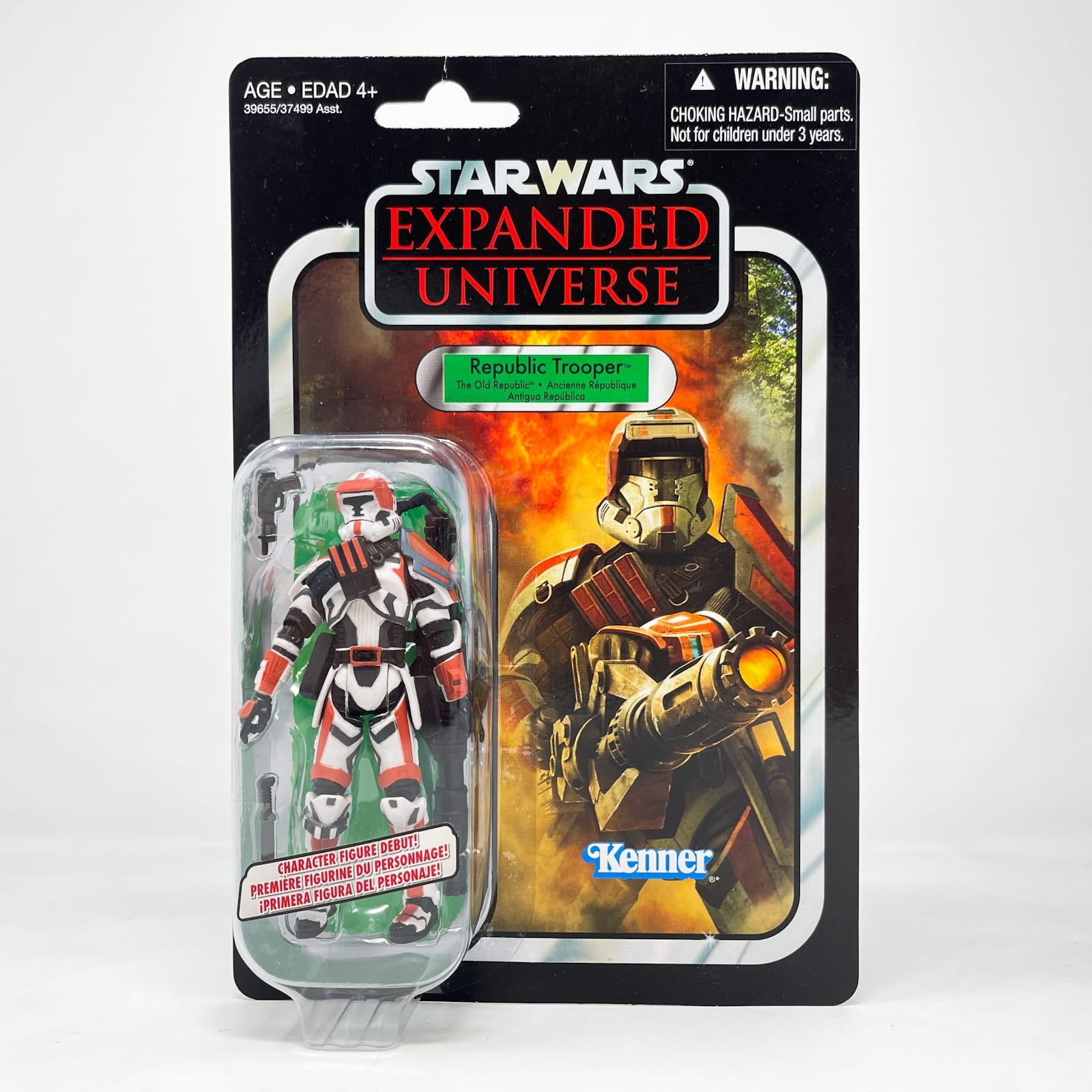 Vintage Hasbro Star Wars Vintage Collection Carded VC113 Republic Trooper - The Old Republic - Canadian Cardback - Hasbro Vintage Collection (2012)