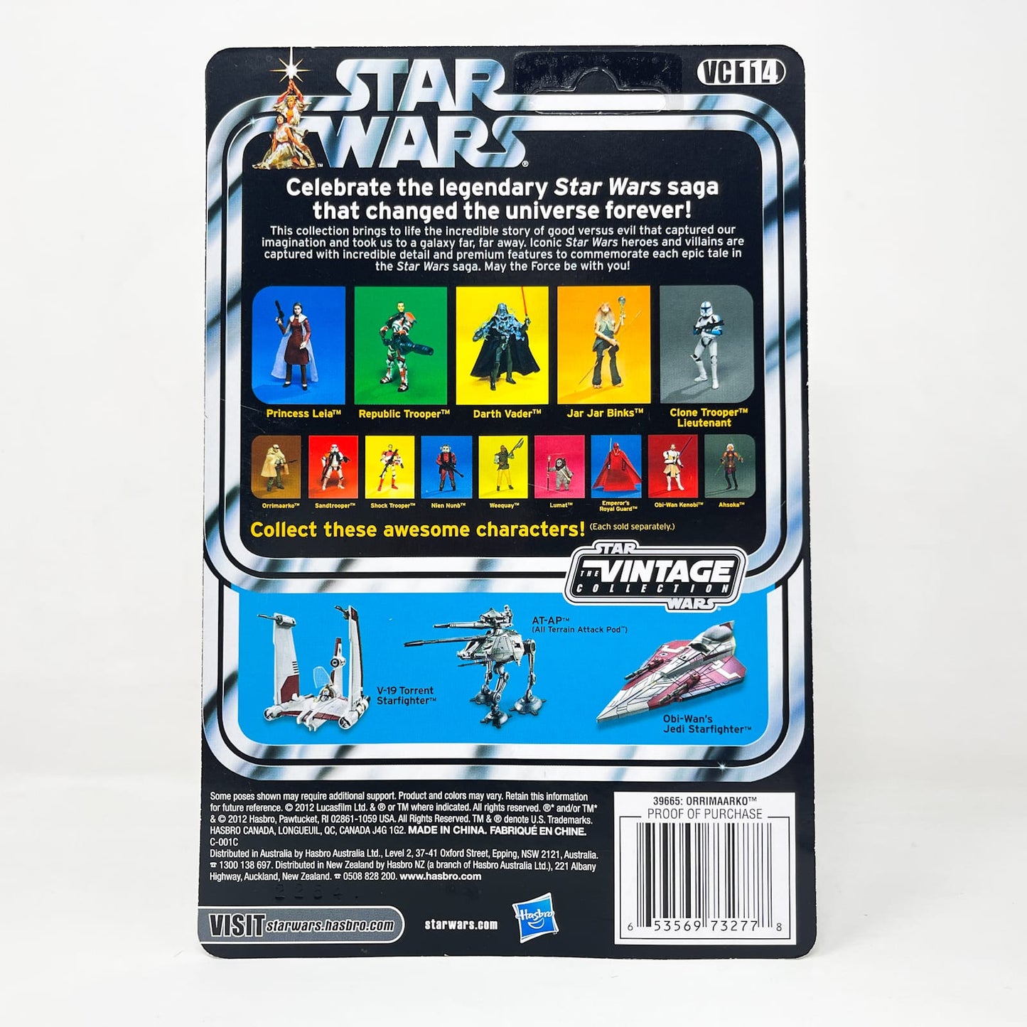 Vintage Hasbro Star Wars Vintage Collection Carded VC114 Orrimarko - Prune Face (2012) - Hasbro Vintage Collection