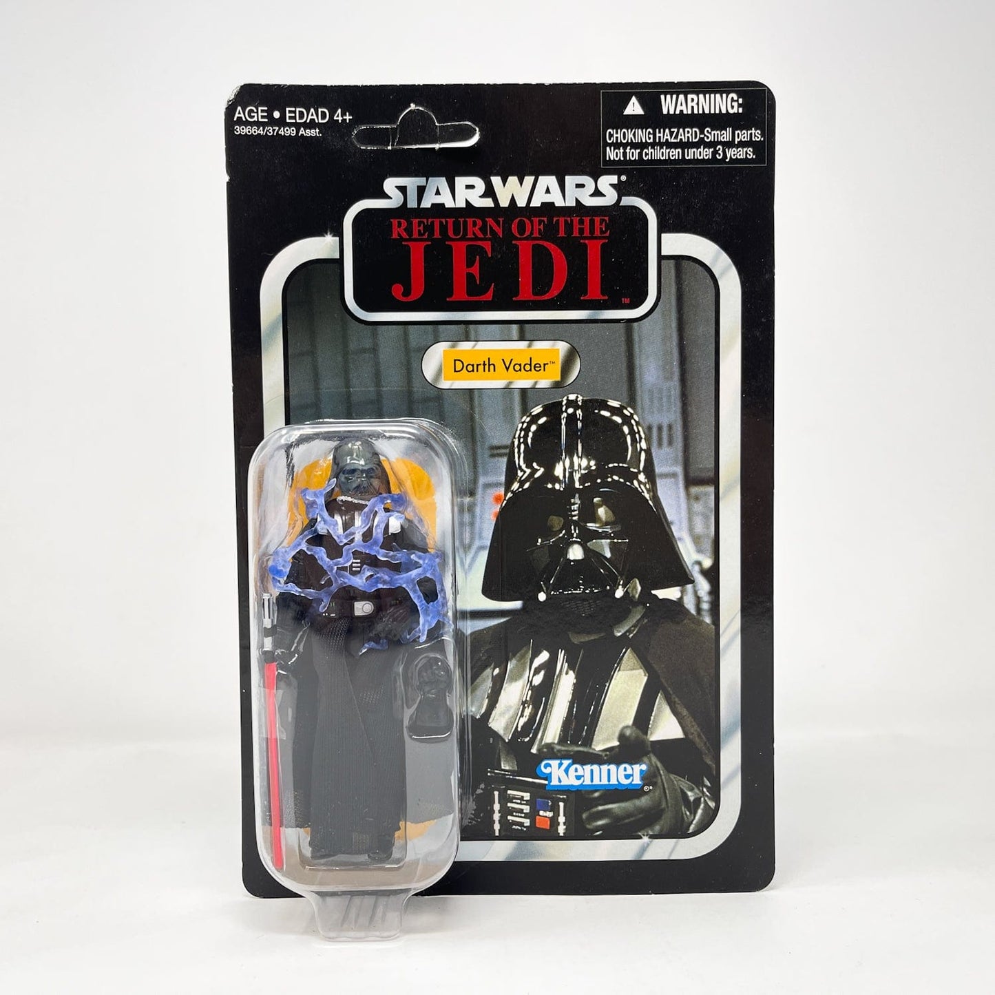 Vintage Hasbro Star Wars Vintage Collection Carded VC115 Darth Vader (Force Lightning - ROTJ) - The Vintage Collection Hasbro Star Wars