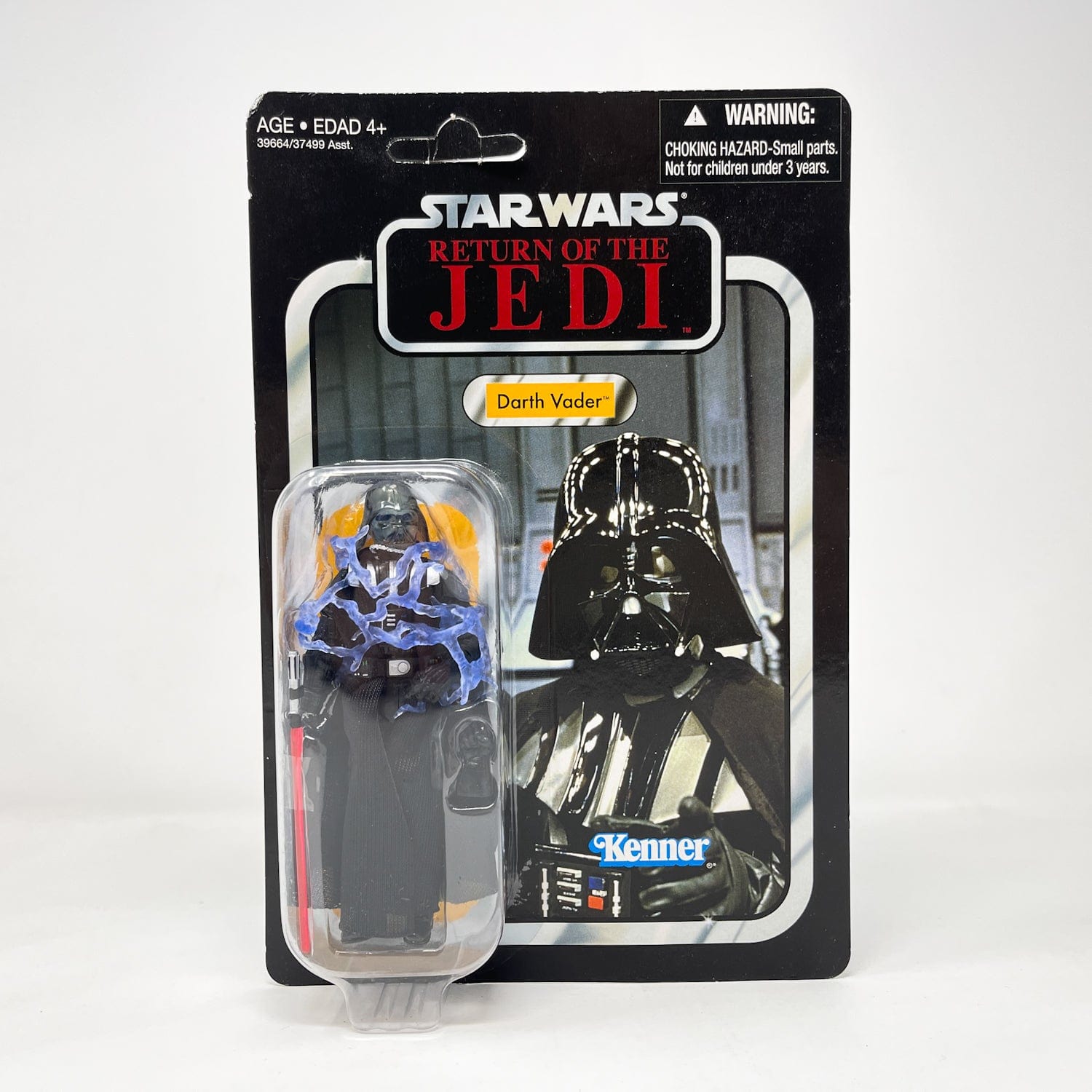 Vintage Hasbro Star Wars Vintage Collection Carded VC115 Darth Vader (Force Lightning - ROTJ) - The Vintage Collection Hasbro Star Wars