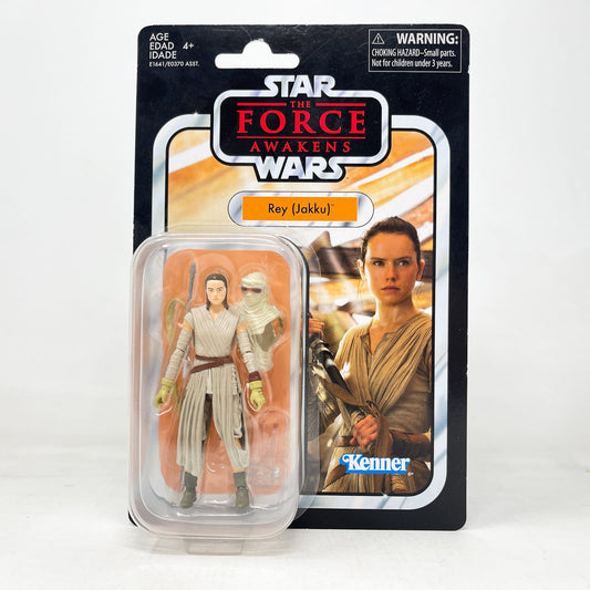 Vintage Hasbro Star Wars Vintage Collection Carded VC116 Rey - Jakku (TFA) - The Vintage Collection Hasbro Star Wars