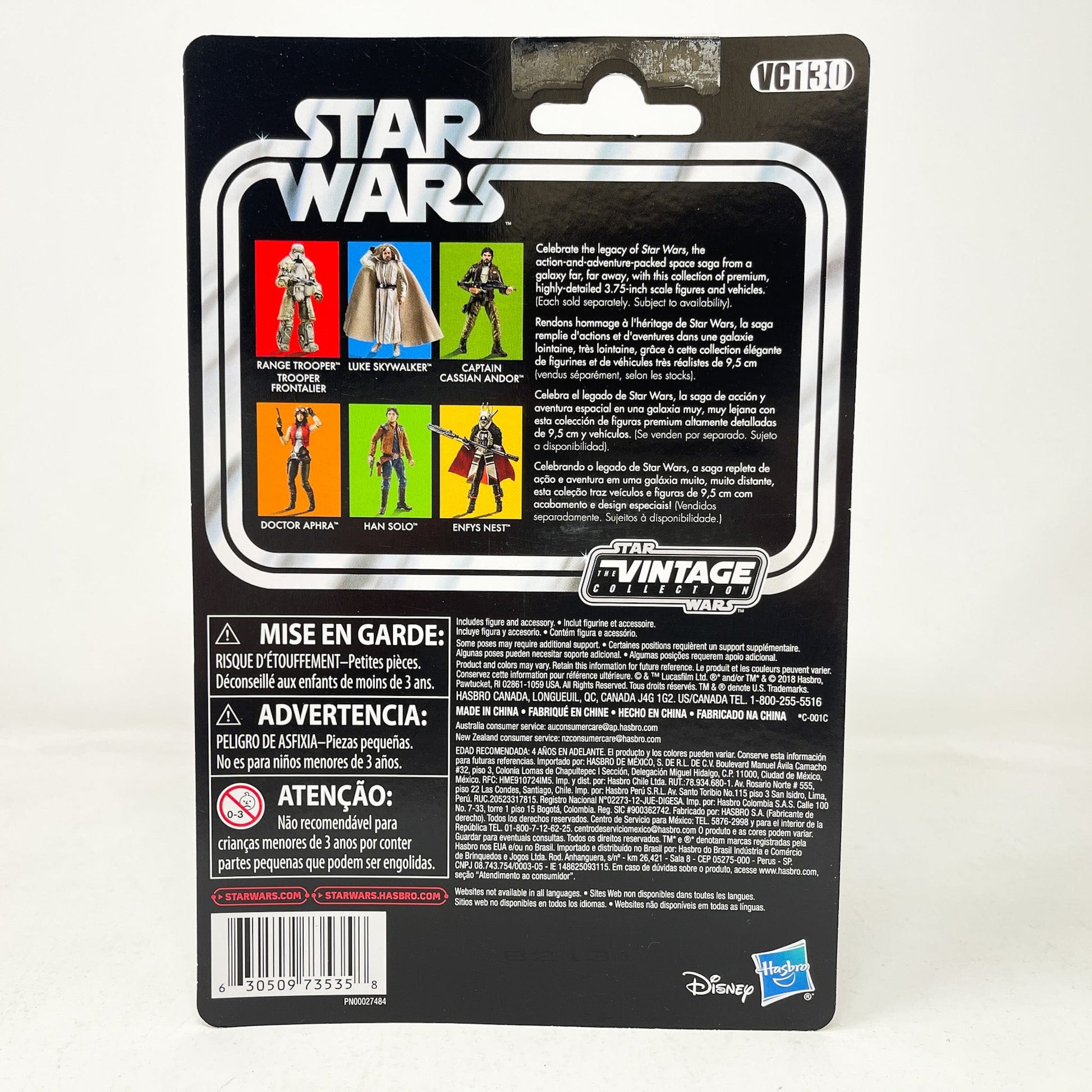 Vintage Hasbro Star Wars Vintage Collection Carded VC130 Captain Cassian Andor (Original Release) - The Vintage Collection Hasbro Star Wars