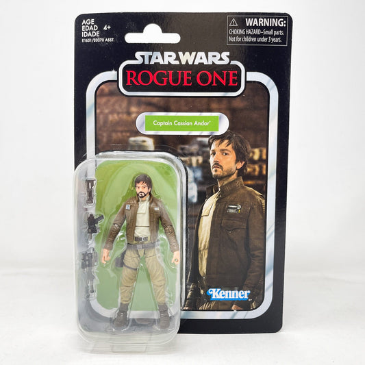 Vintage Hasbro Star Wars Vintage Collection Carded VC130 Captain Cassian Andor (Original Release) - The Vintage Collection Hasbro Star Wars