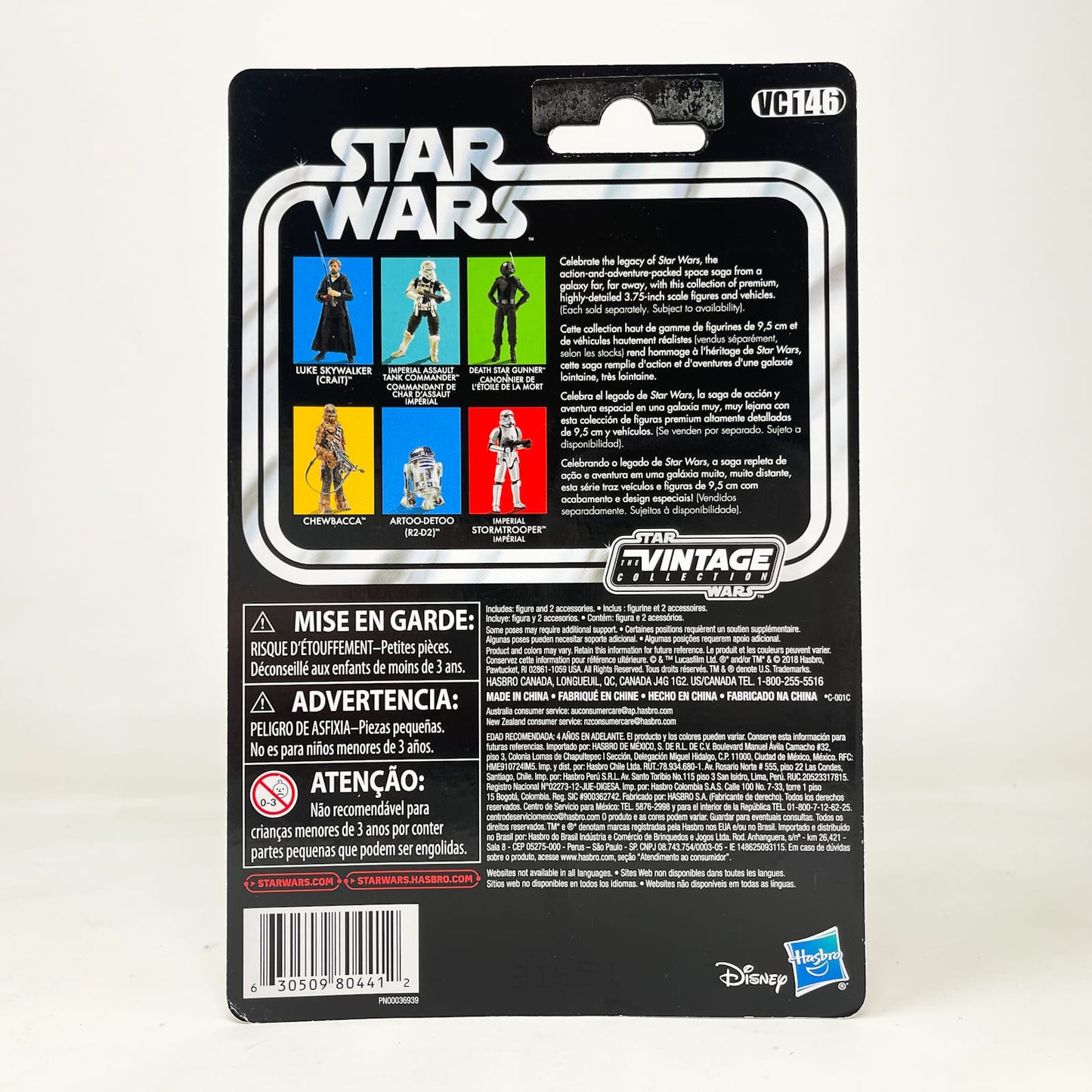 Vintage Hasbro Star Wars Vintage Collection Carded VC146 Luke Skywalker (Crait) - The Vintage Collection Hasbro Star Wars