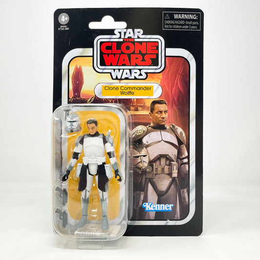 Vintage Hasbro Star Wars Vintage Collection Carded VC168 Clone Commander Wolffe (Clone Wars) - The Vintage Collection