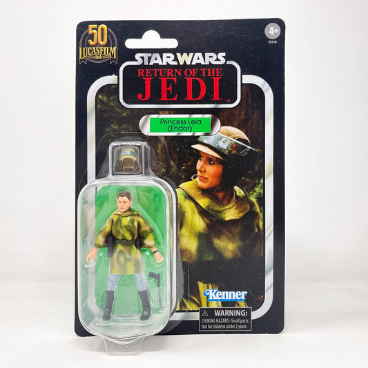 Vintage Hasbro Star Wars Vintage Collection Carded VC191 Princess Leia - Endor (ROTJ) - The Vintage Collection Hasbro Star Wars