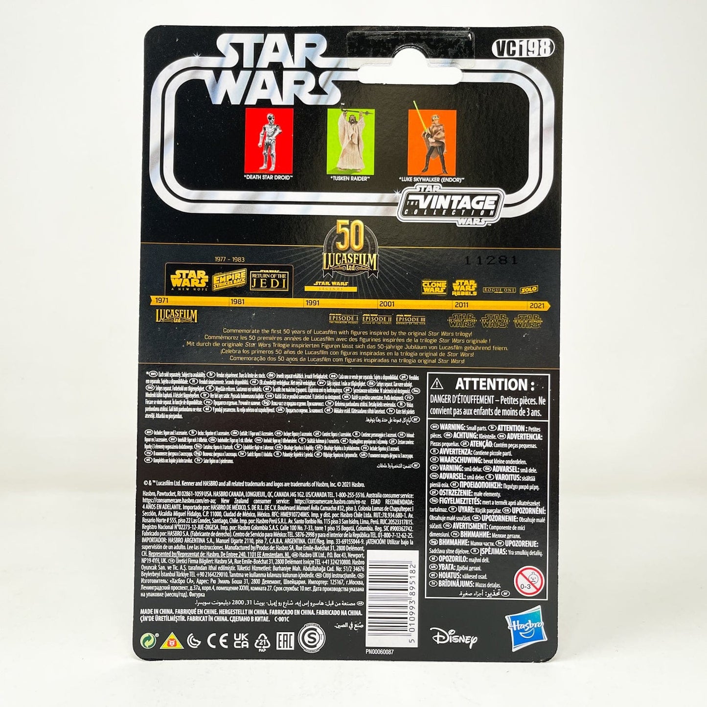 Vintage Hasbro Star Wars Vintage Collection Carded VC198 Luke Skywalker Endor - ROTJ (2021) - The Vintage Collection