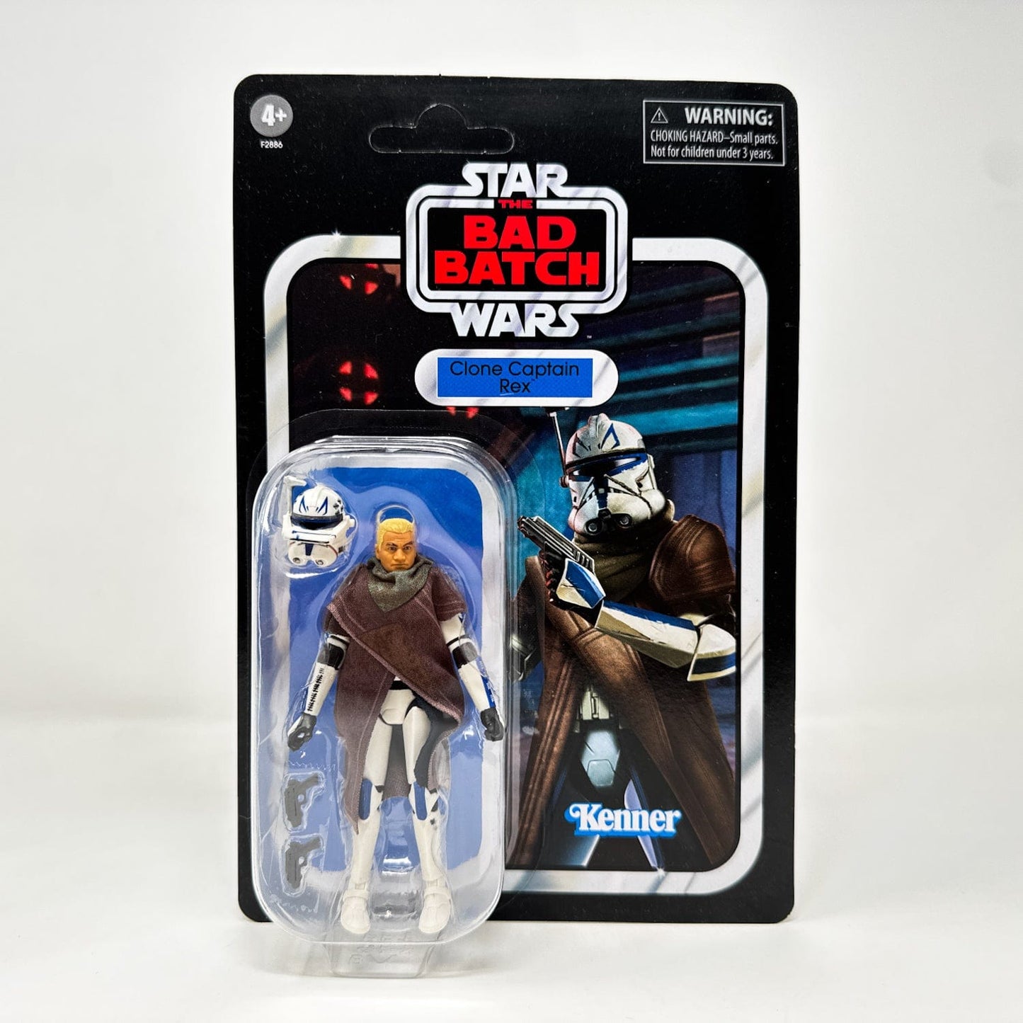 Vintage Hasbro Star Wars Vintage Collection Carded VC208 Clone Captain Rex (Bad Batch) Unpunched - The Vintage Collection Hasbro Star Wars