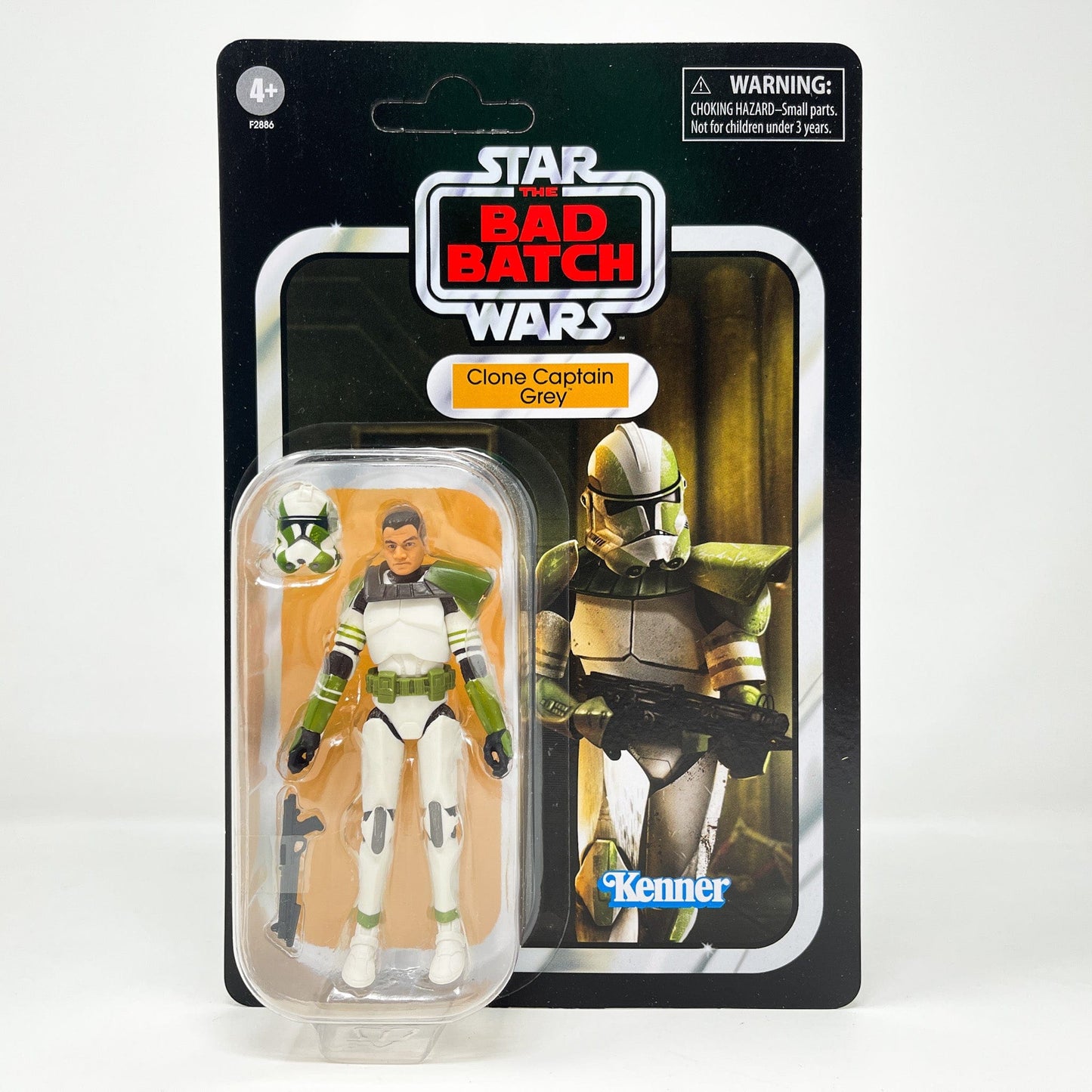 Vintage Hasbro Star Wars Vintage Collection Carded VC209 Clone Captain Grey (Bad Batch Special 4-Pack) - The Vintage Collection Hasbro Star Wars