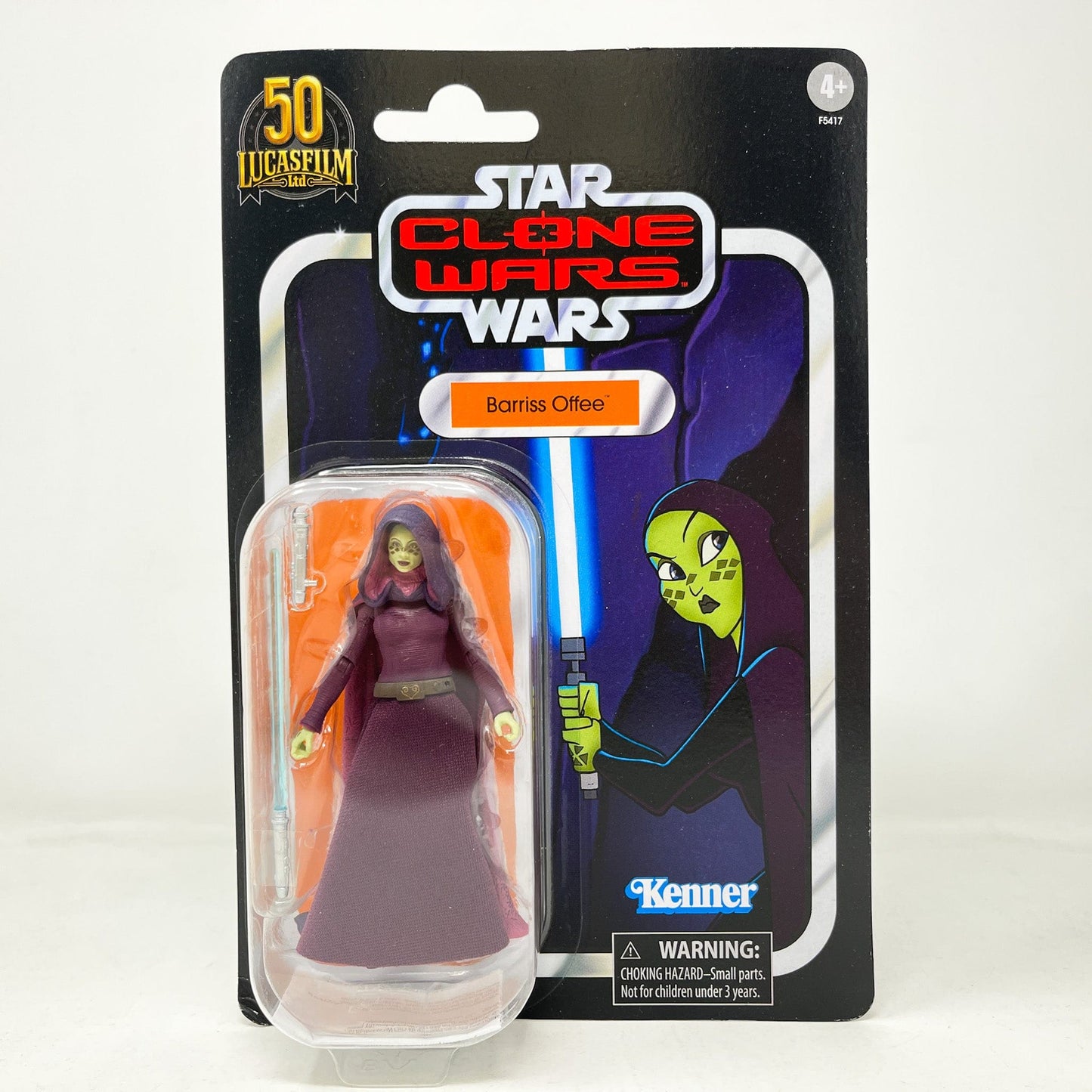 Vintage Hasbro Star Wars Vintage Collection Carded VC214 Barriss Offee (Clone Wars) - The Vintage Collection Hasbro Star Wars