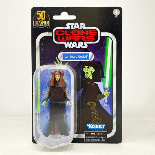Vintage Hasbro Star Wars Vintage Collection Carded VC215 Luminara Unduli (Clone Wars) - The Vintage Collection Hasbro Star Wars