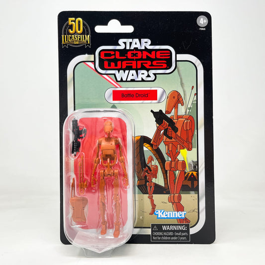 Vintage Hasbro Star Wars Vintage Collection Carded VC216 Battle Droid (Tartakovsky) - The Vintage Collection Hasbro Star Wars