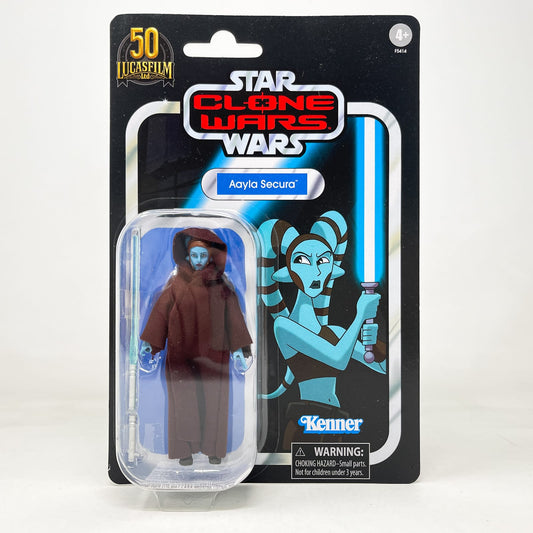 Vintage Hasbro Star Wars Vintage Collection Carded VC217 Aayla Secura (Tartakovsky) - The Vintage Collection Hasbro Star Wars