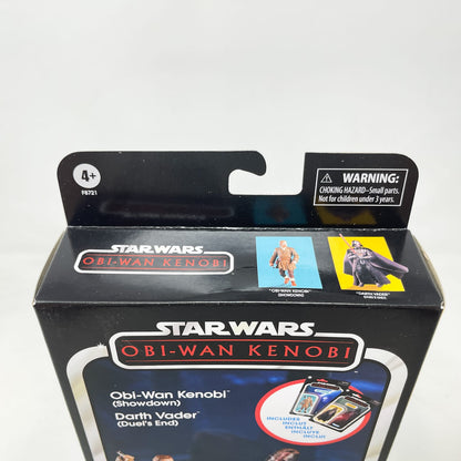 Vintage Hasbro Star Wars Vintage Collection Carded VC290 Obi-Wan Kenobi & VC291 Darth Vader Showdown 2 Pack (2023)- The Vintage Collection