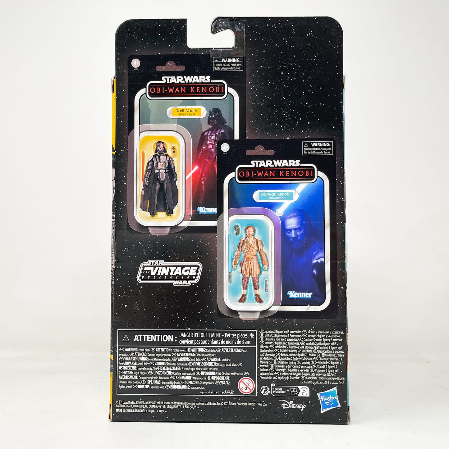 Vintage Hasbro Star Wars Vintage Collection Carded VC290 Obi-Wan Kenobi & VC291 Darth Vader Showdown 2 Pack (2023)- The Vintage Collection
