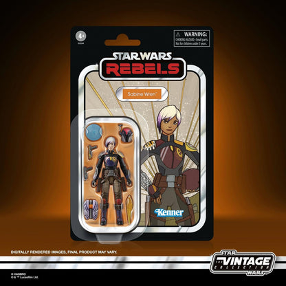 Vintage Hasbro Star Wars Vintage Collection Carded VC332 Sabine Wren & VC333 Chopper (C1-10P) 2 Pack (2024)- The Vintage Collection