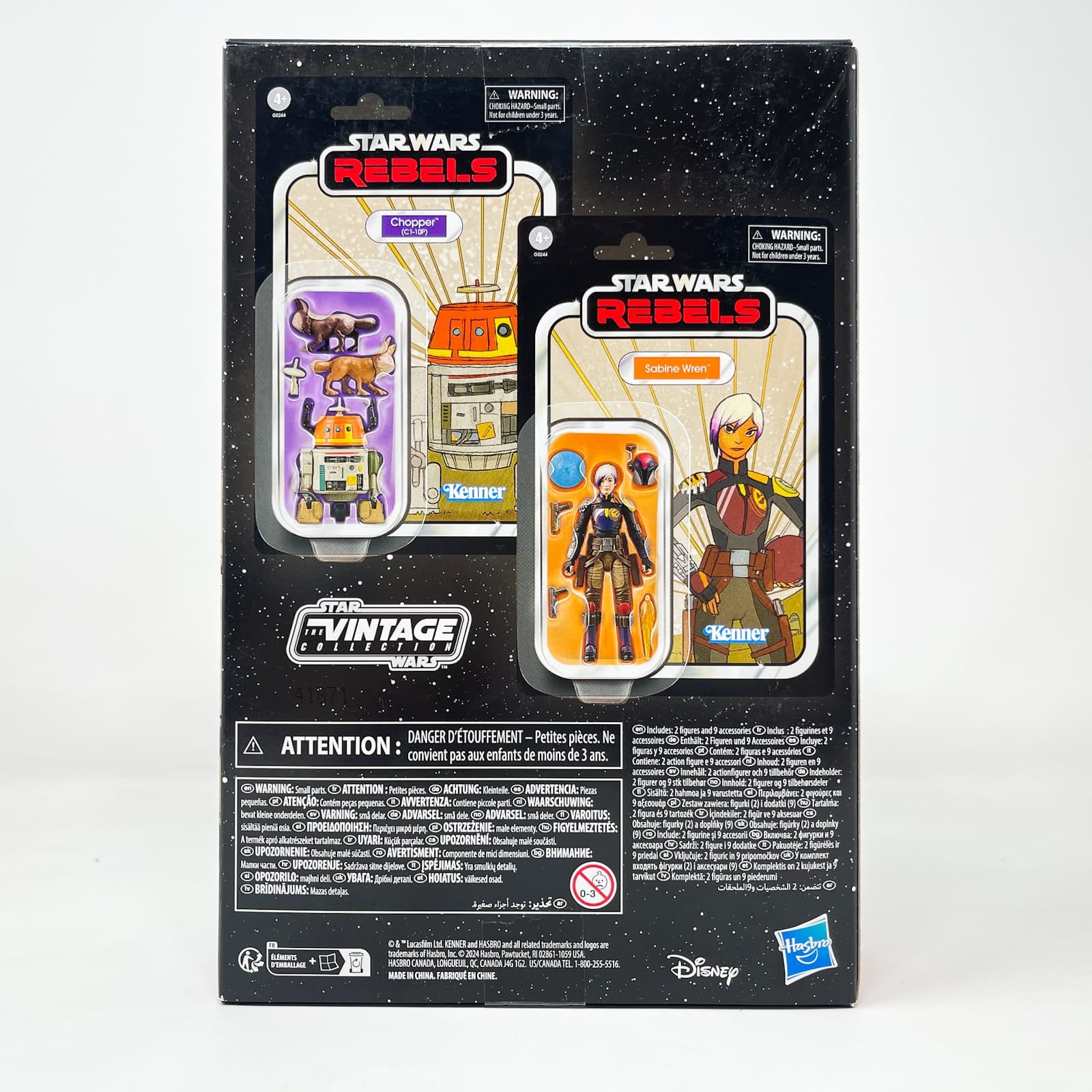 Star Wars VC332 Sabine Wren & VC333 Chopper (C1-10P) 2 Pack (2024