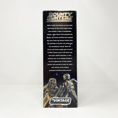 Vintage Hasbro Star Wars Vintage Collection Carded VCP01 & 02 Zuckuss & 4LOM (Celebration 2010) - The Vintage Collection Hasbro Star Wars