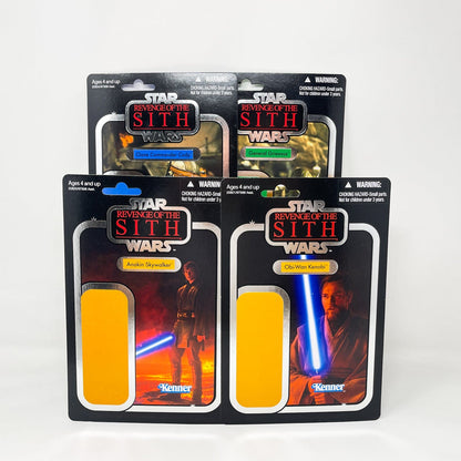 Vintage Hasbro Star Wars Vintage Collection Carded Vintage Collection SDCC Proof Cards – Revenge of the Sith Wave (Set of 4) – Hasbro The Vintage Collection (2010)