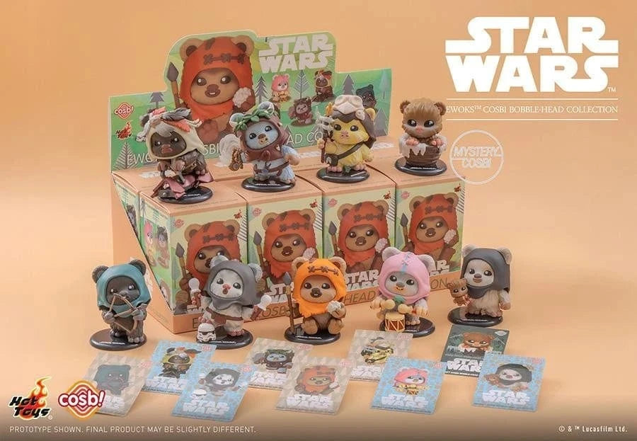 Ewoks Cosbi Bobble Head Blind Box – Hot Toys Star Wars Collection