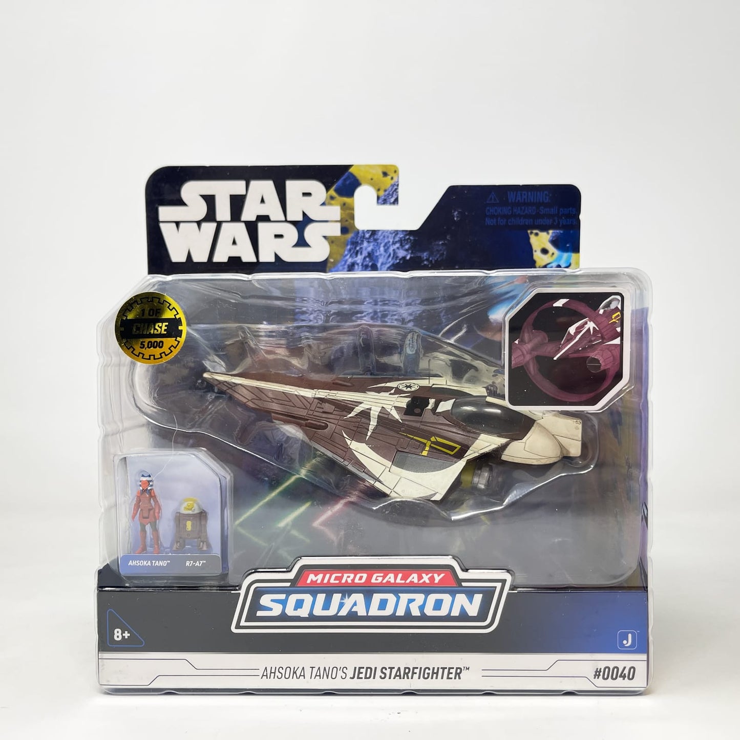 Vintage Jazwares Star Wars Micro Ahsoka Tano's Jedi Starfighter #0040 - Micro Galaxy Squadron (2022)