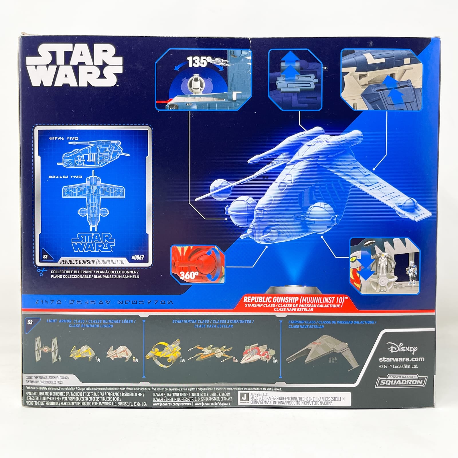 Squadron Republic Gunship (Muunilinst-10)#0067 - Star Wars Micro